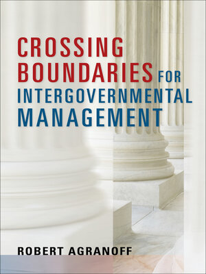 cover image of Crossing Boundaries for Intergovernmental Management